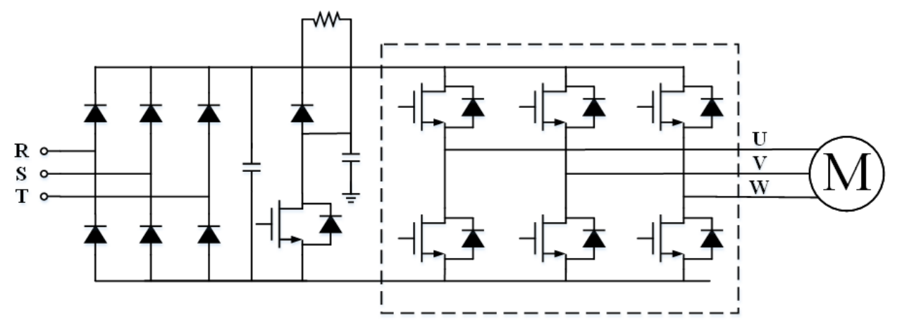 電機(jī)驅(qū)動SJ-IGBT電路圖